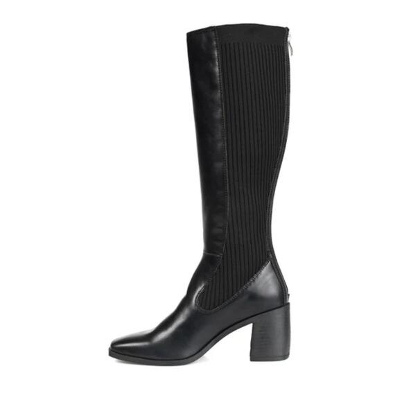 NEW Journee Collection Winny Knee High Boots Vegan Leather Black Size 12M - Picture 2 of 9